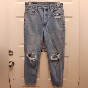 American Eagle Distressed Mom Jeans - 6
